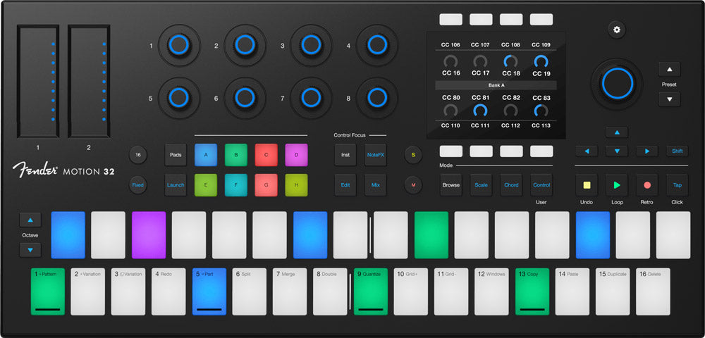 Fender Studio Motion 32 Controlador 1