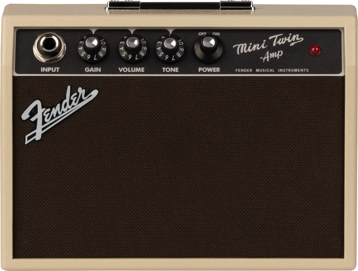 Fender Mini 65 Twin Amp Blonde Miniamplificador Guitarra 1