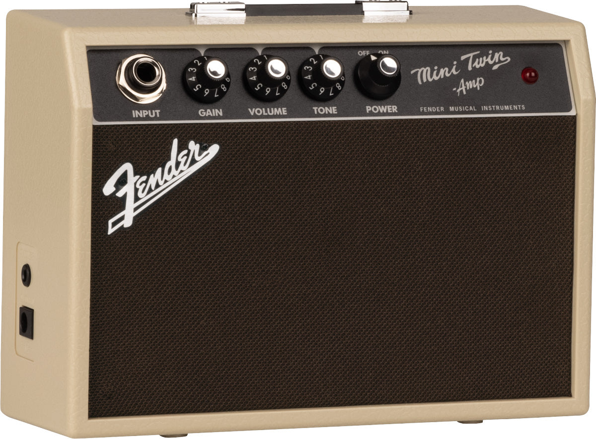 Fender Mini 65 Twin Amp Blonde Miniamplificador Guitarra 2