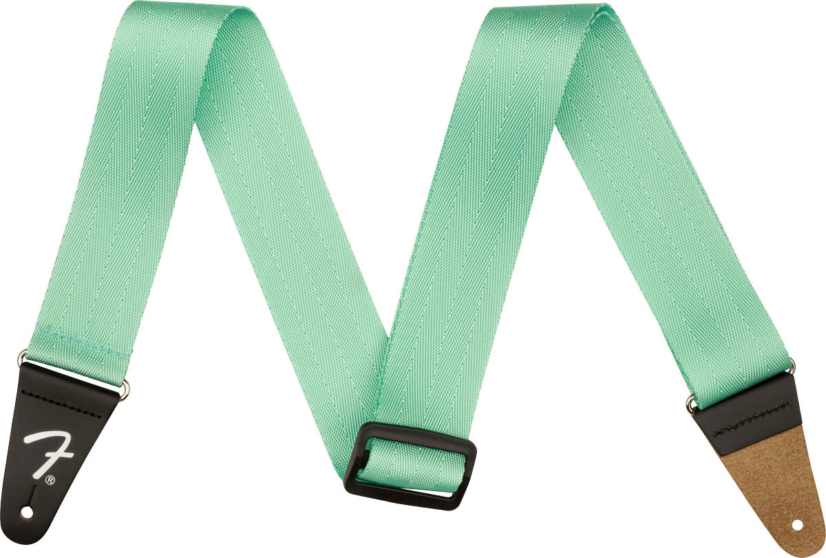 Fender 0990642057 American Professional Seat Belt Strap Correa Guitarra Mystic Surf Green 1