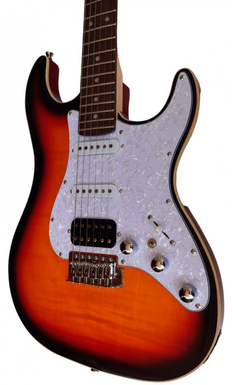 Egmond ST-380 FSB Guitarra eléctrica Sunburst 3