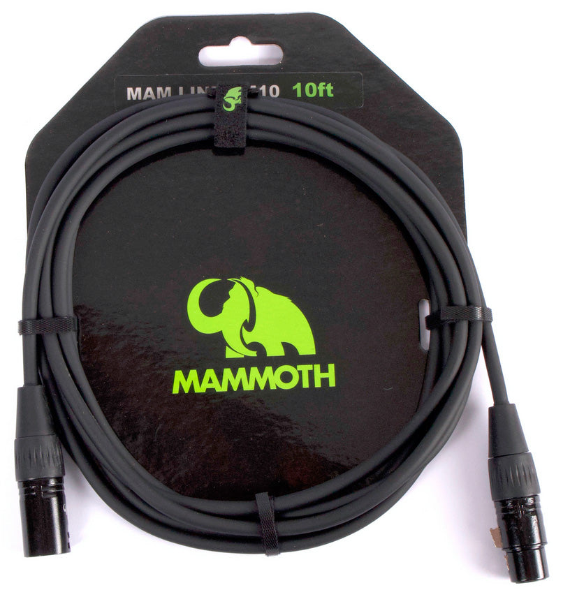 Mammoth MAMLINESM10 Cable Micrófono XLR XLR 3 metros 1