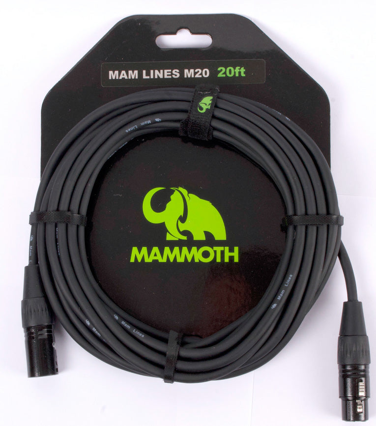 Mammoth MAMLINESM20 Cable Micrófono XLR XLR 6 metros 1