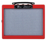 Fender Mini Deluxe Amp Red Miniamplificador Guitarra Rojo 1