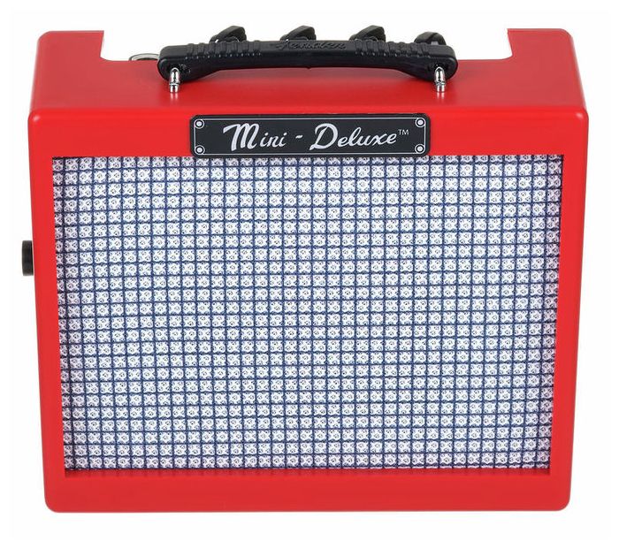 Fender Mini Deluxe Amp Red Miniamplificador Guitarra Rojo 3