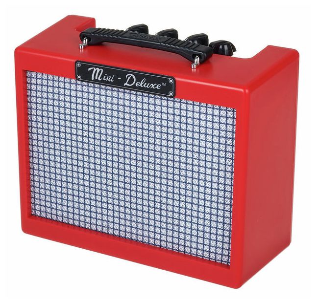 Fender Mini Deluxe Amp Red Miniamplificador Guitarra Rojo 4