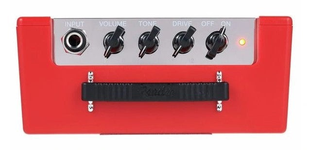 Fender Mini Deluxe Amp Red Miniamplificador Guitarra Rojo 6