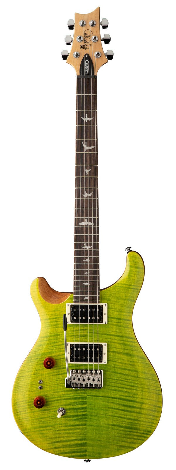 PRS SE Custom 24-08 LH EV Guitarra Eléctrica para Zurdos Eriza Verde 1