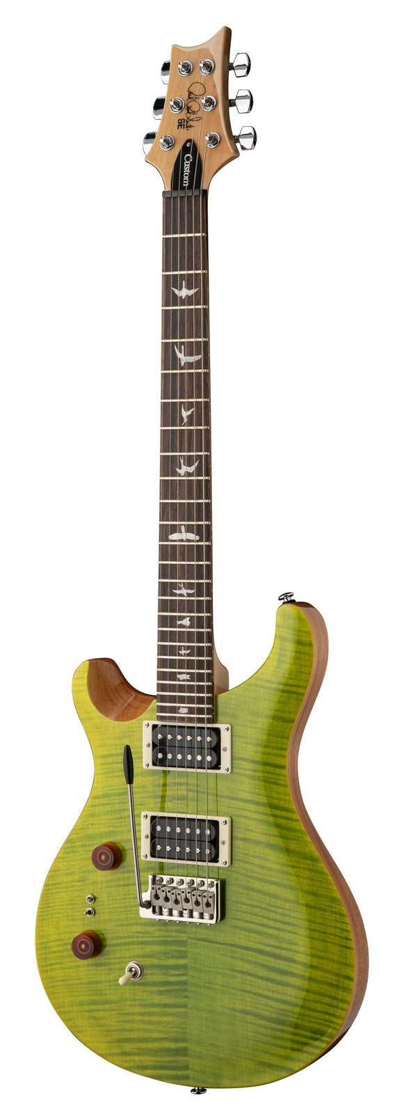 PRS SE Custom 24-08 LH EV Guitarra Eléctrica para Zurdos Eriza Verde 2