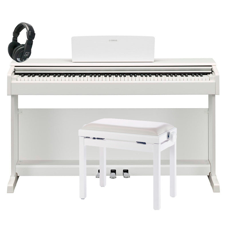 Yamaha -Pack- YDP145WH Piano Digital Arius Blanco + Banqueta y Auriculares 1