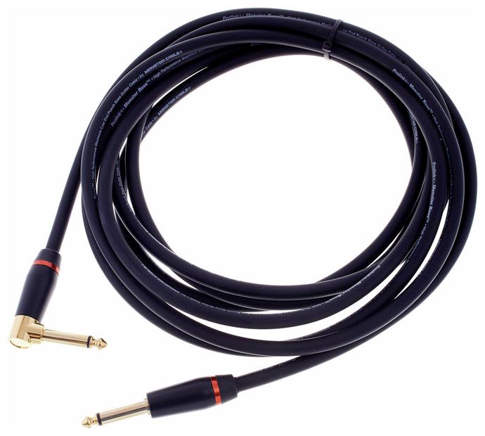 Monster M BASS2-12A Prolink Bass Cable Instrumento Jack Recto Acodado 3.6 Metros 1