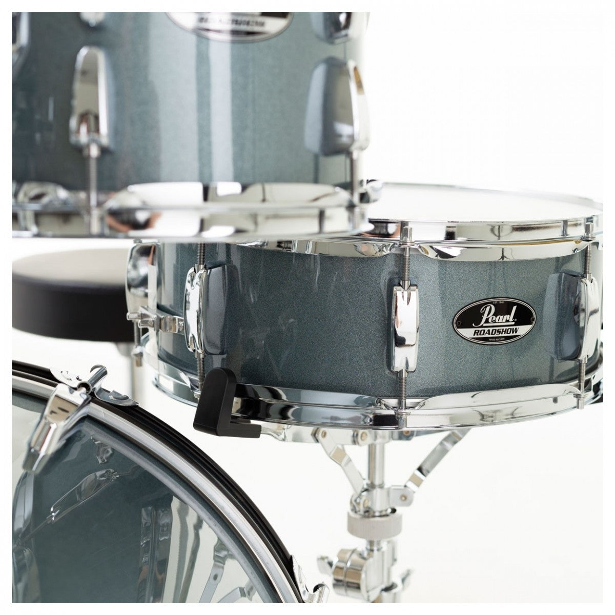 Pearl RS505C C706 Roadshow Batería Acústica con Herrajes y Platos Charcoal Metallic 4