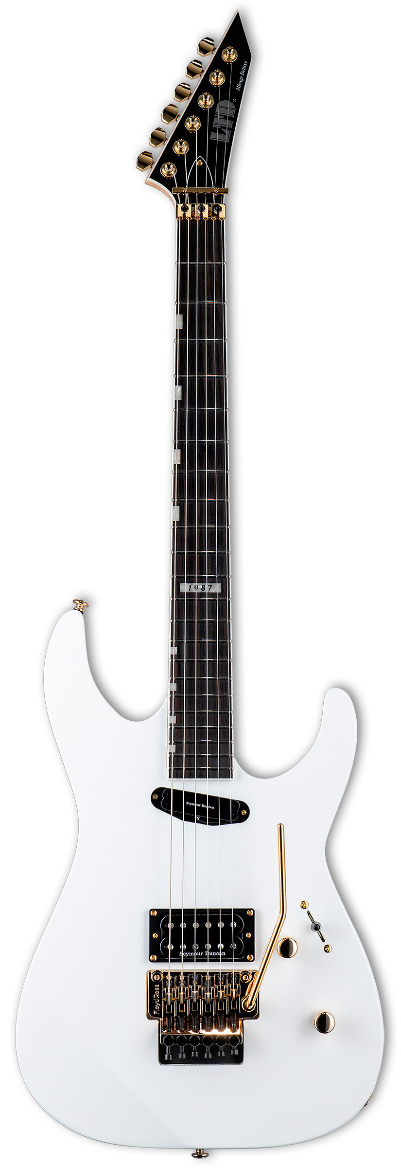 ESP LTD Mirage Deluxe 87 SW Guitarra Eléctrica Snow White 1