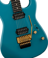 Charvel Pro-Mod San Dimas Style 1 HH FR EB Guitarra Eléctrica Miami Blue 4