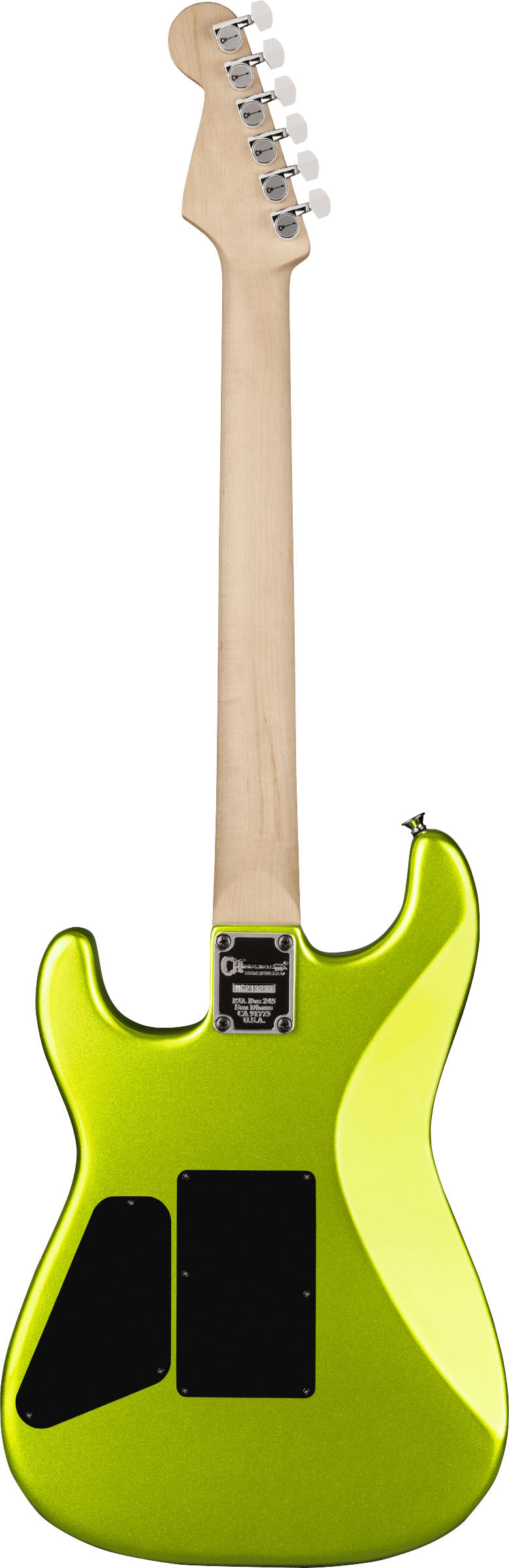 Charvel Pro-Mod San Dimas Style 1 HH FR EB Guitarra Eléctrica Lime Green Metallic 2