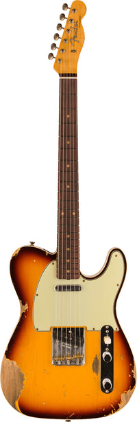 Fender Telecaster 1960 Heavy Relic Custom Shop RW Guitarra Eléctrica 3 Colores Sunburst 1