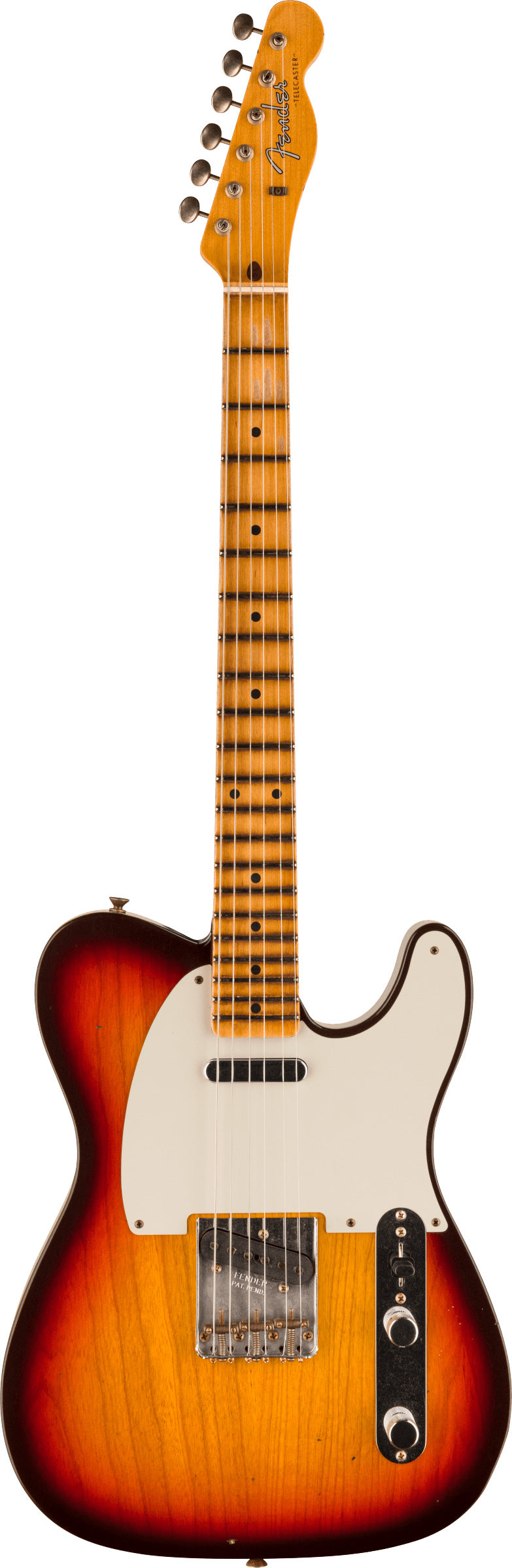 Fender Telecaster 1959 Journeyman Relic Custom Shop MN Guitarra Eléctrica 3 Colores Sunburst 1