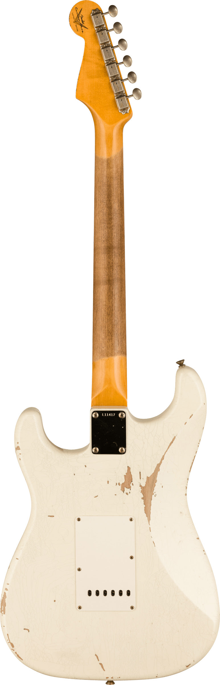 Fender Stratocaster 1964 L Series Custom Shop MN Guitarra Eléctrica Aged Olympic White 2