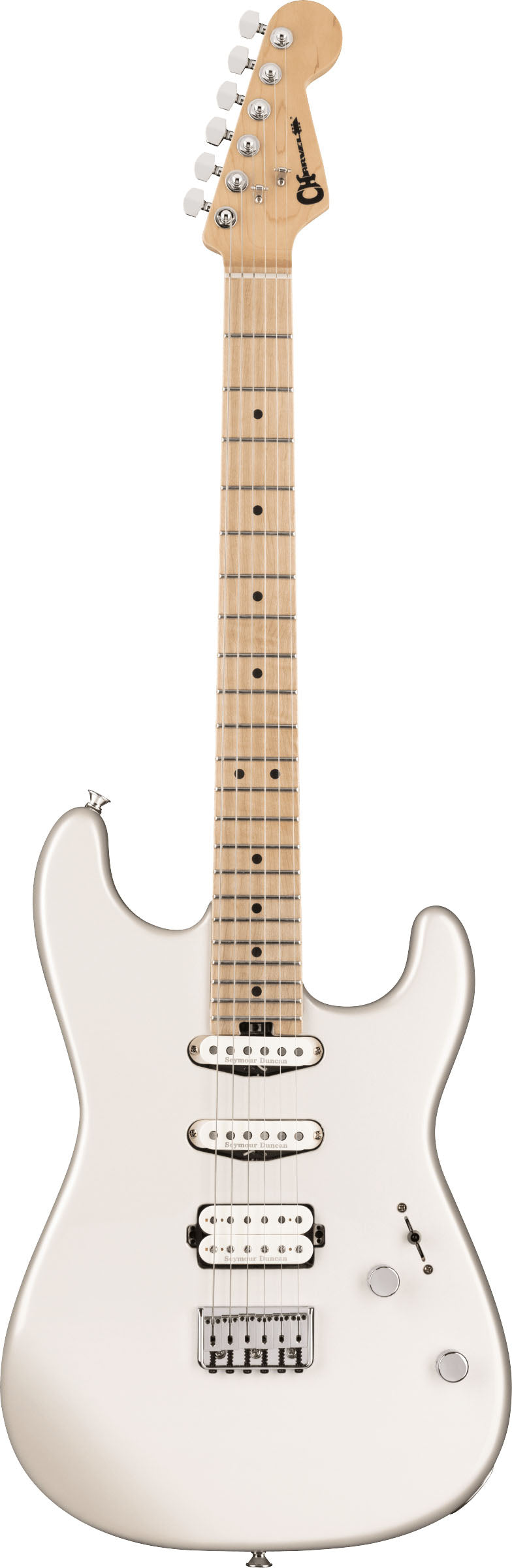 Charvel Pro-Mod San Dimas Style 1 HSS HT MN Guitarra Eléctrica Platinum Pearl 1