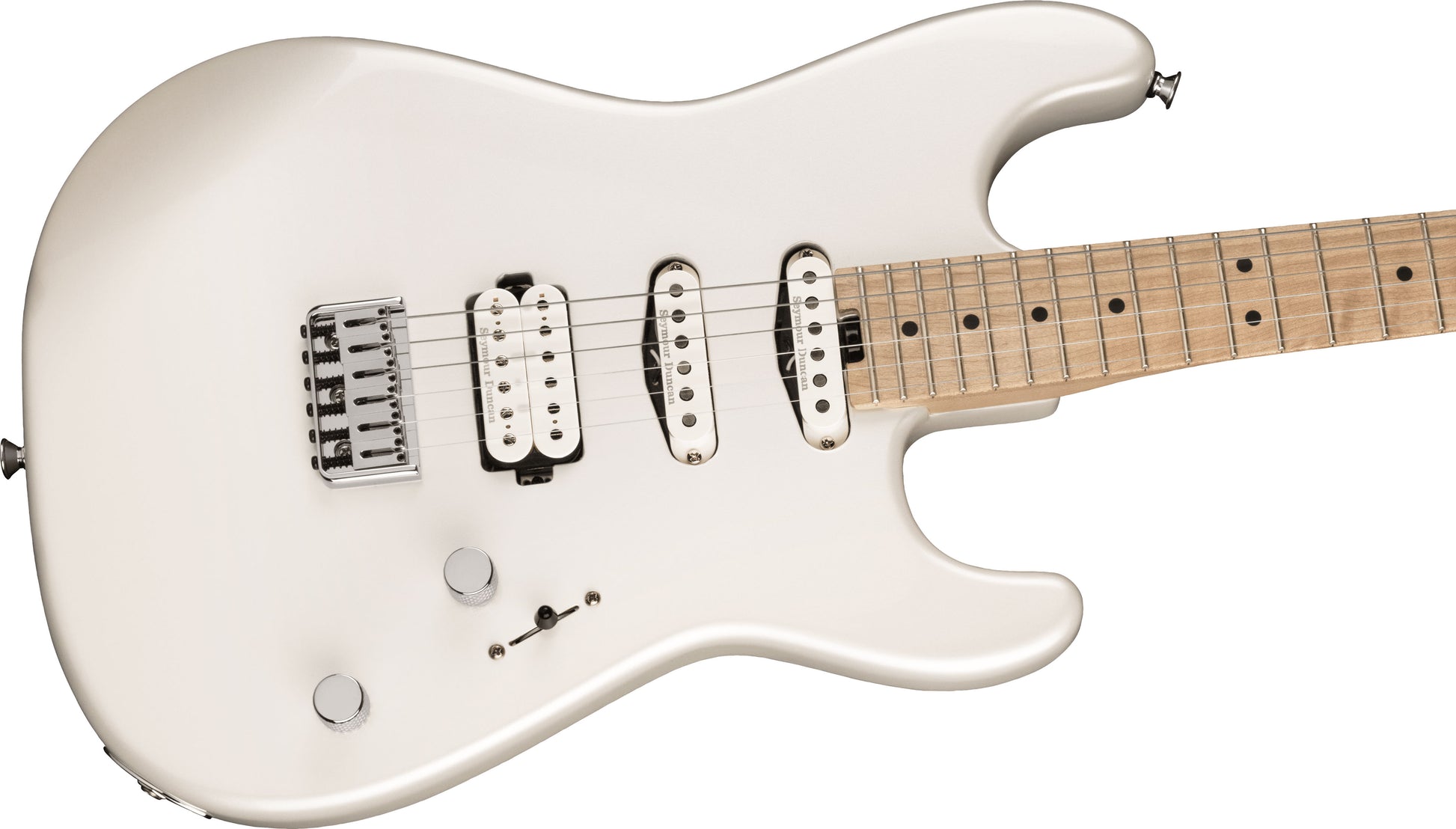 Charvel Pro-Mod San Dimas Style 1 HSS HT MN Guitarra Eléctrica Platinum Pearl 3