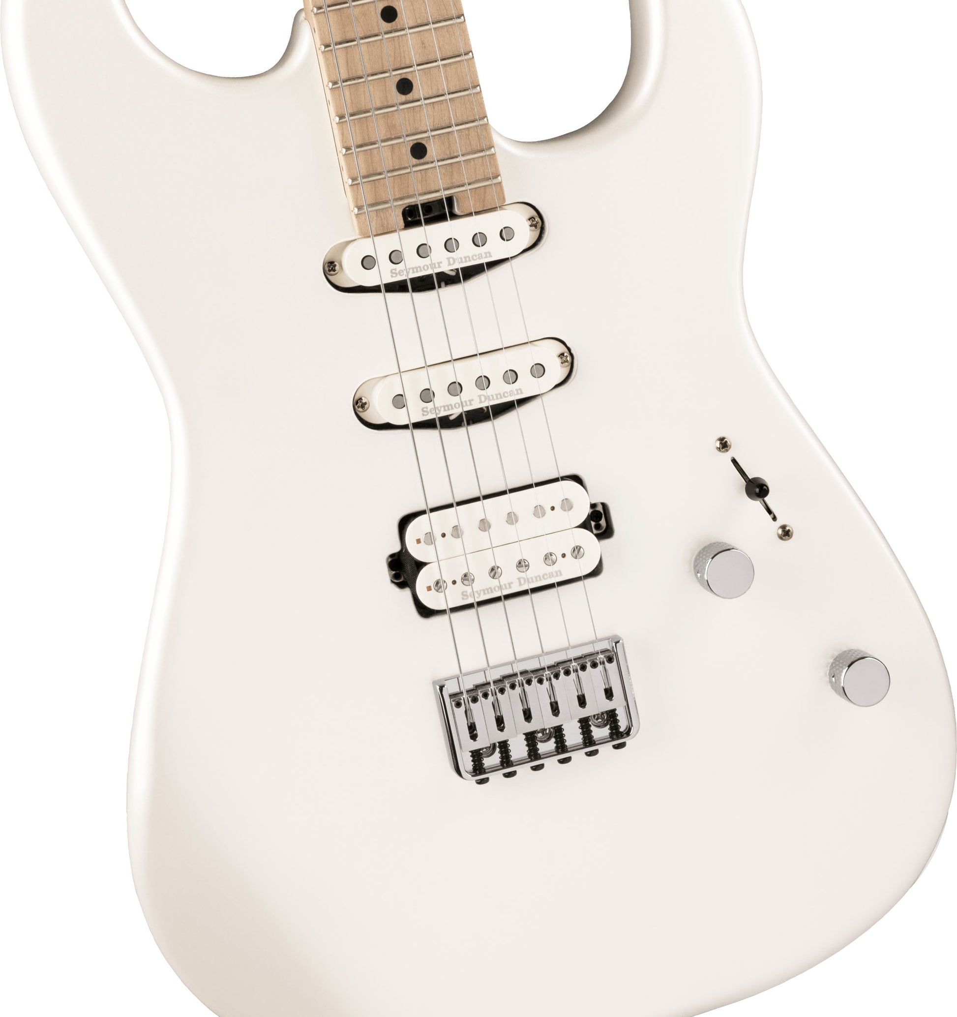 Charvel Pro-Mod San Dimas Style 1 HSS HT MN Guitarra Eléctrica Platinum Pearl 4