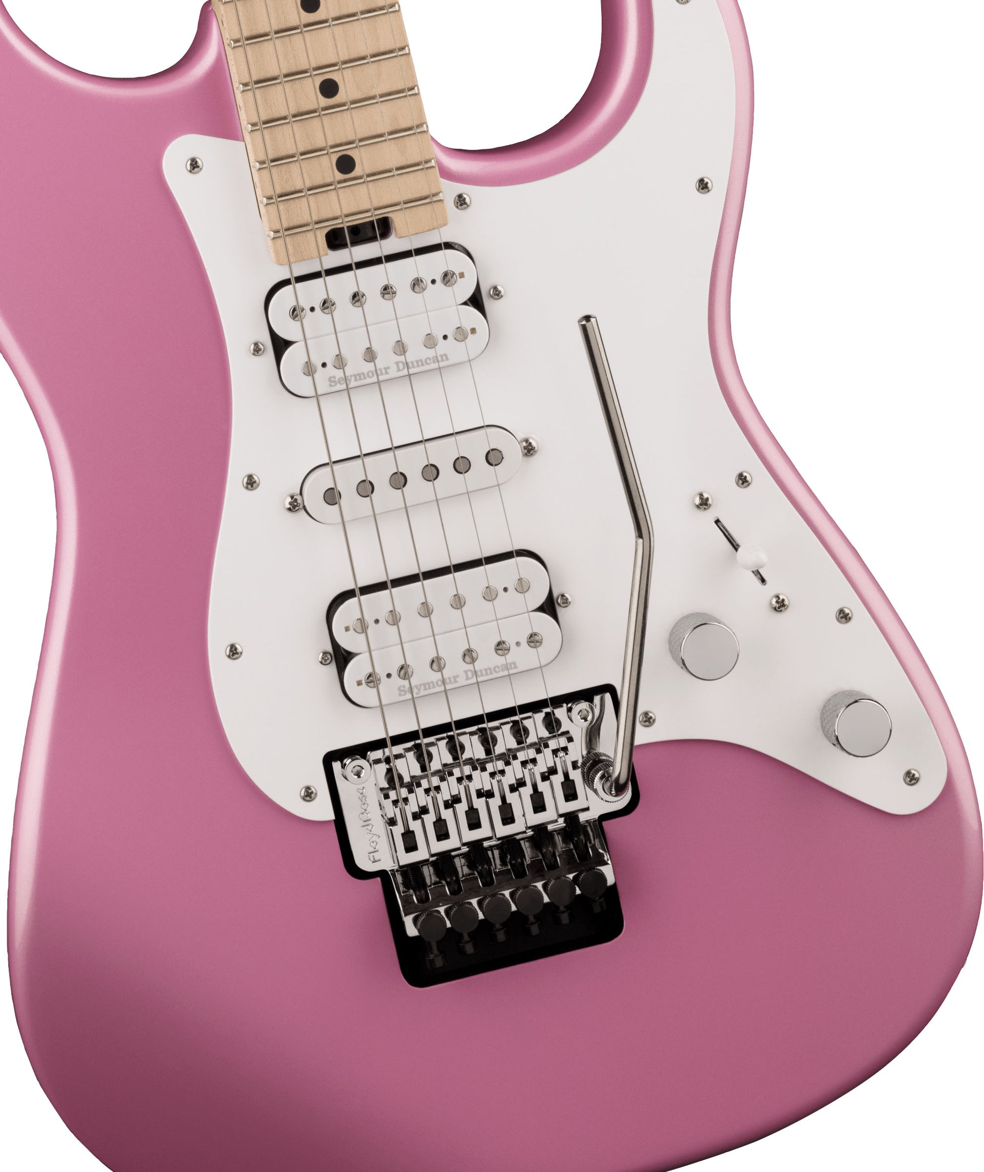 Charvel Pro-Mod So-Cal Style 1 HSH FR MN Guitarra Eléctrica Platinum Pink 4