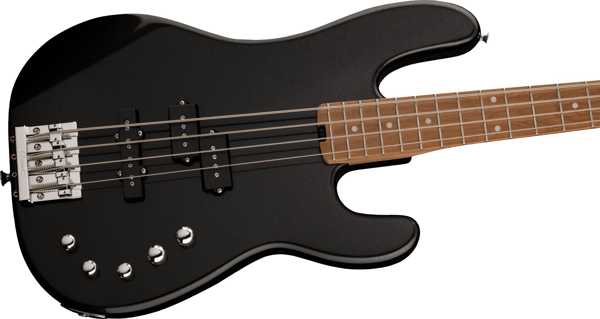 Charvel Pro-Mod San Dimas Bass PJ IV CMN Bajo Eléctrico Metallic Black 3