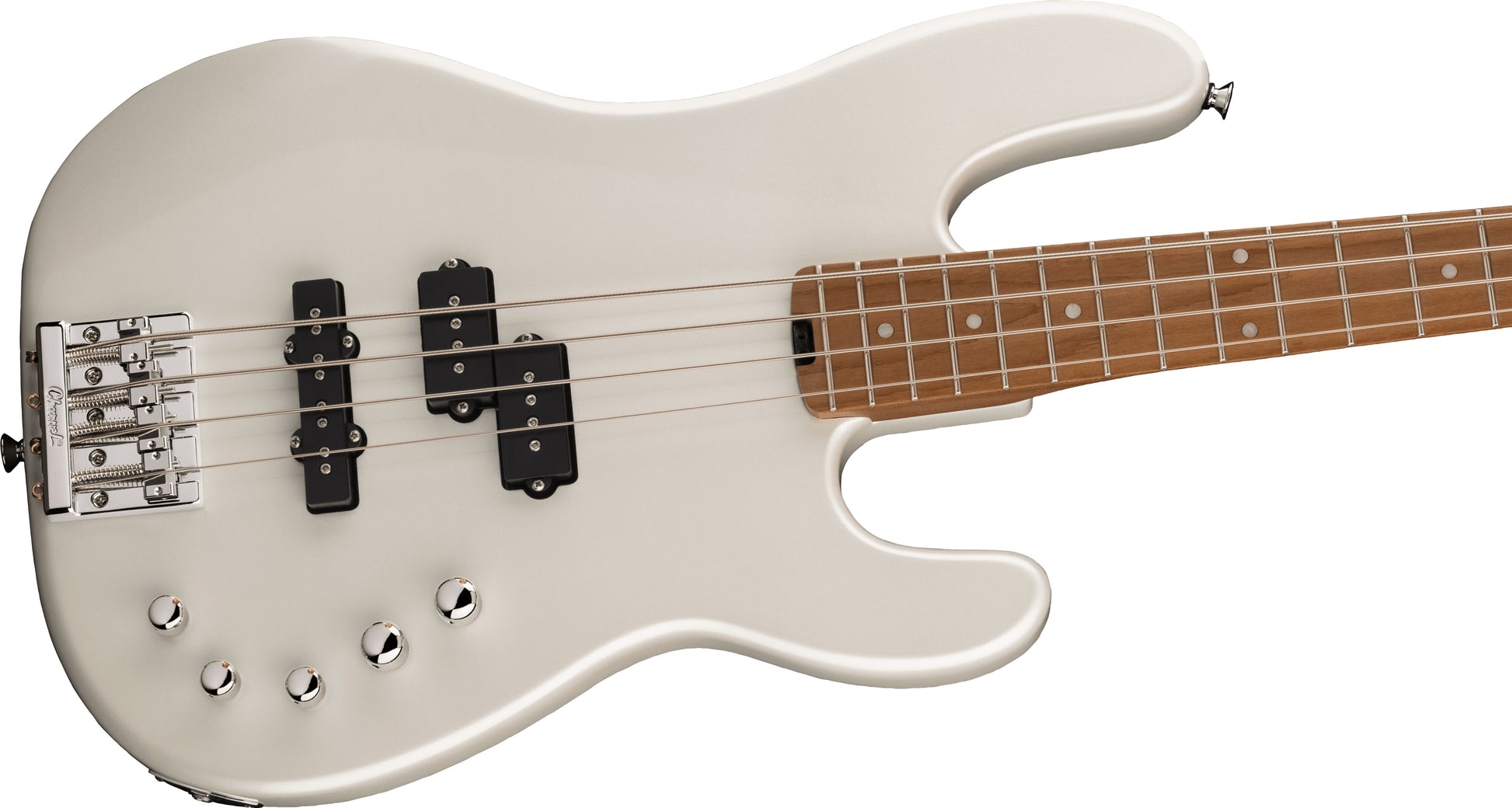 Charvel Pro-Mod San Dimas Bass PJ IV CMN Bajo Eléctrico Platinum Pearl 3