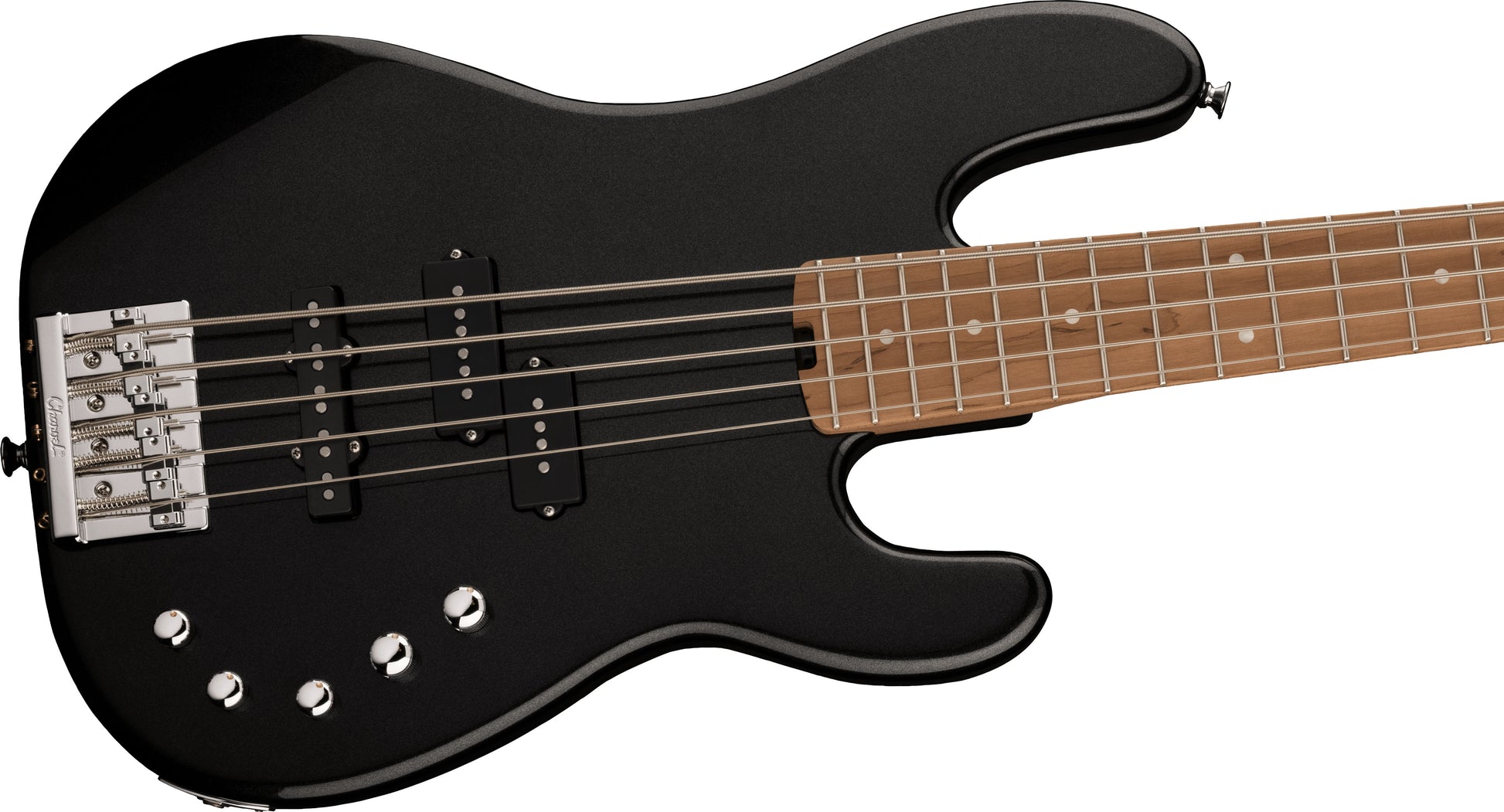 Charvel Pro-Mod San Dimas Bass PJ V CMN Bajo Eléctrico 5 Cuerdas Metallic Black 3