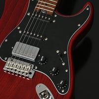 Bacchus BSH-800 ASH/RSM STR Global HSS Guitarra Eléctrica Transparent Red 3