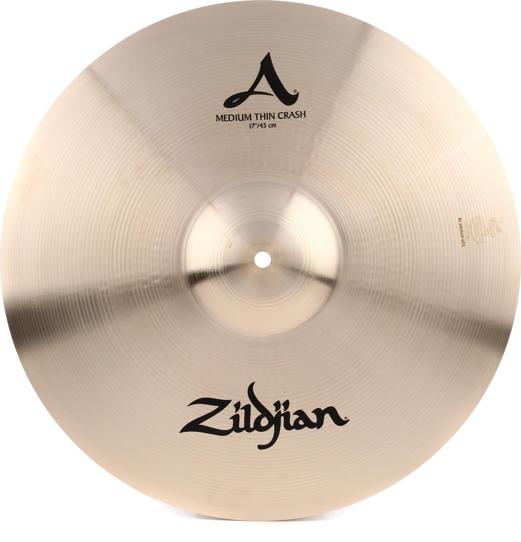 Zildjian A0231 A Zildjian Plato Batería Medium Thin Crash 17 Pulgadas 7