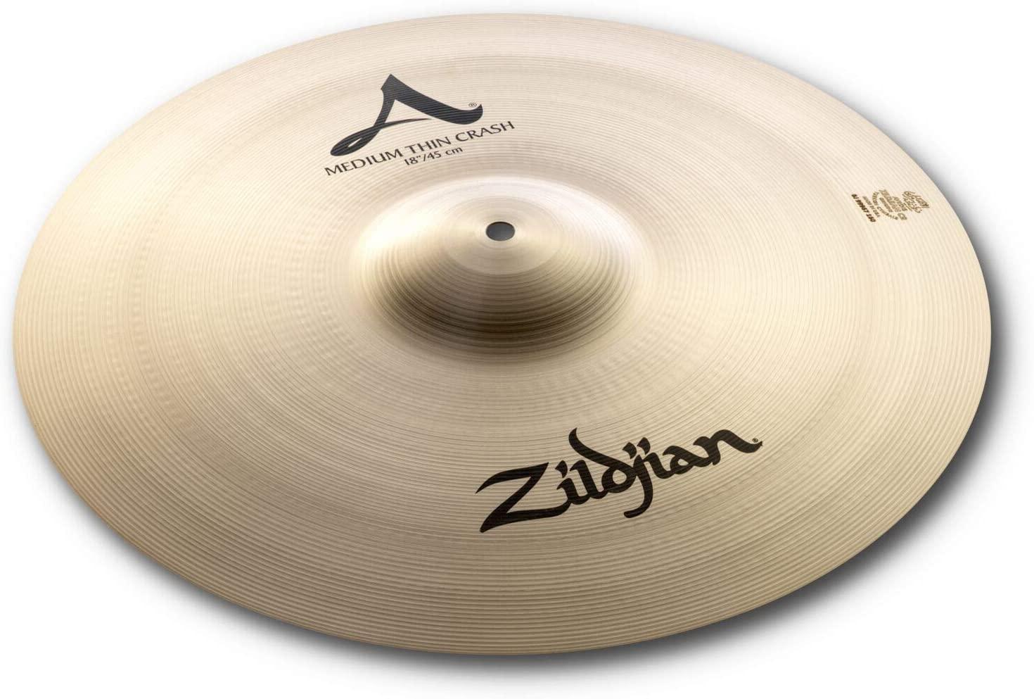 Zildjian A0231 A Zildjian Plato Batería Medium Thin Crash 17 Pulgadas 8