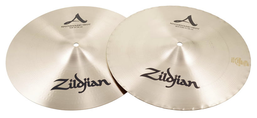 Zildjian A0123 A Zildjian Mastersound Platos Batería Hihat 14 Pulgadas 1