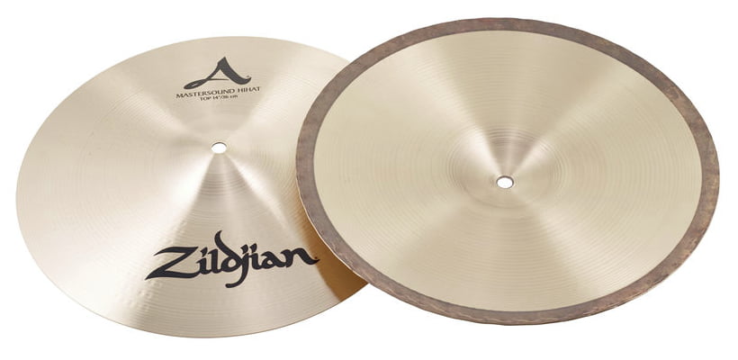 Zildjian A0123 A Zildjian Mastersound Platos Batería Hihat 14 Pulgadas 2