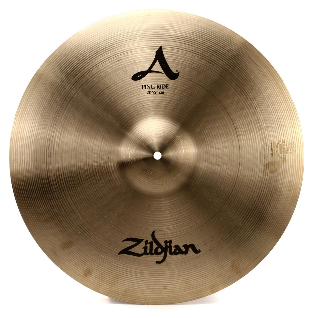 Zildjian A0042 A Zildjian Plato Batería Ping Ride 20 Pulgadas 1