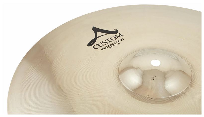 Zildjian A20826 A Custom Plato Batería Medium Crash 16 Pulgadas 4