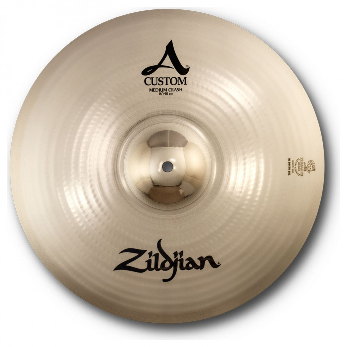 Zildjian A20826 A Custom Plato Batería Medium Crash 16 Pulgadas 7