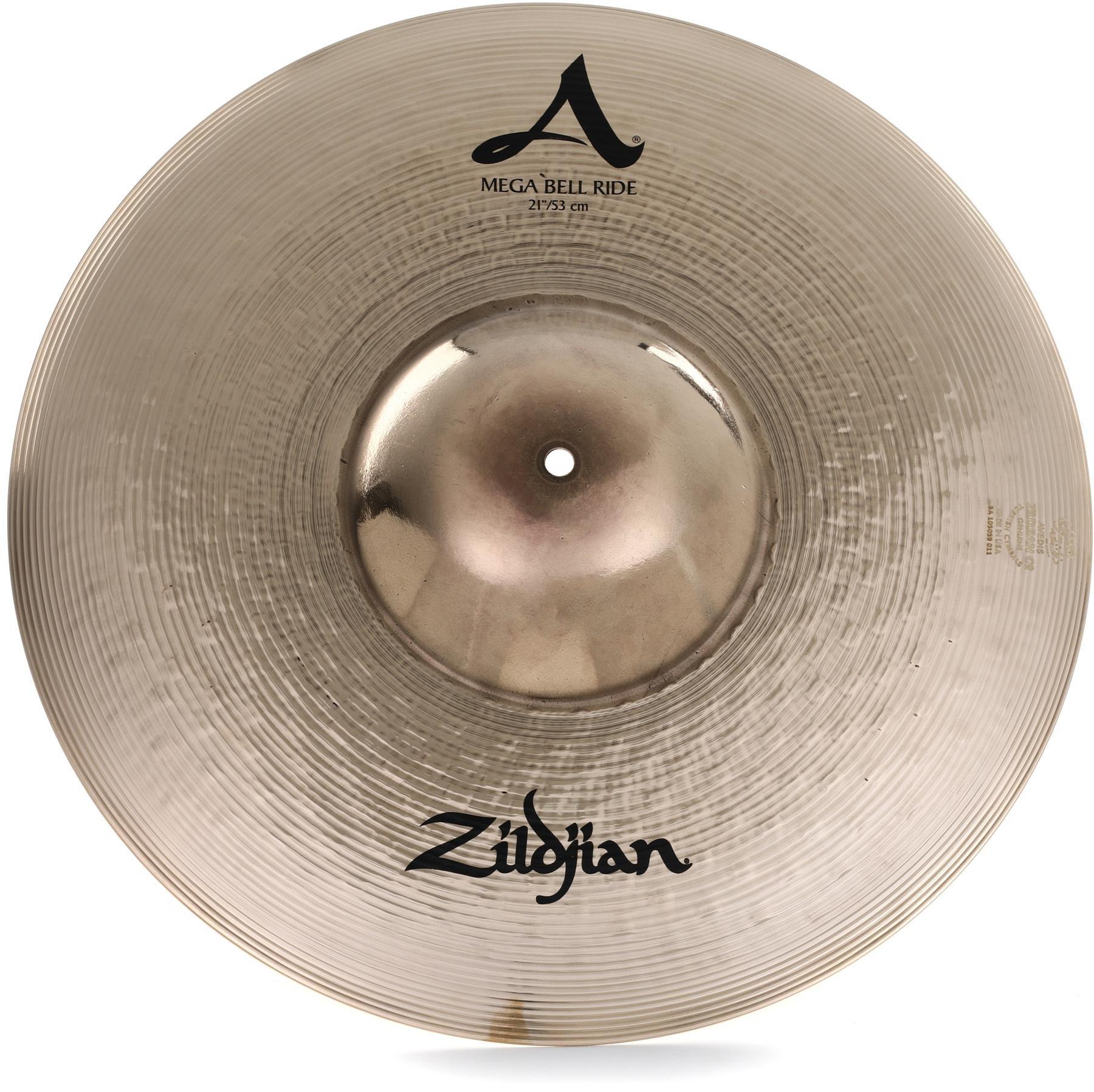 Zildjian A0070 A Zildjian Mega Bell Plato Batería Ride 21 Pulgadas 5