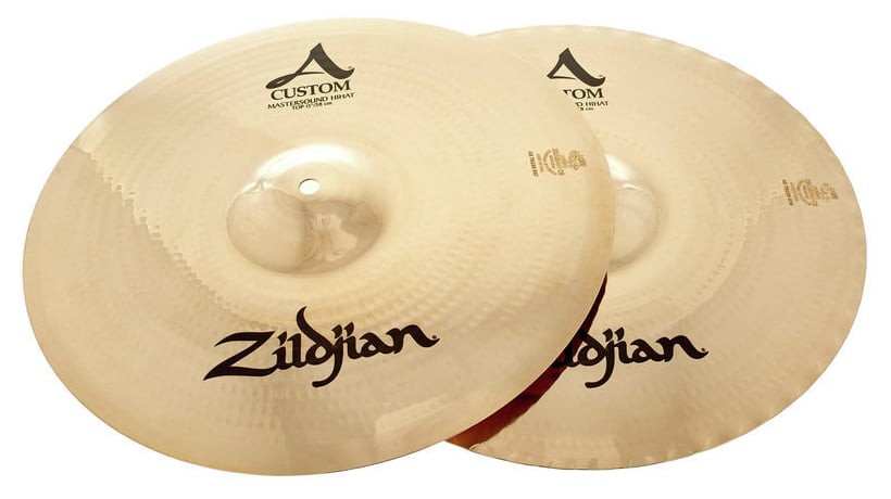 Zildjian A20553 A Custom Mastersound Platos Batería Hihat 15 Pulgadas 2