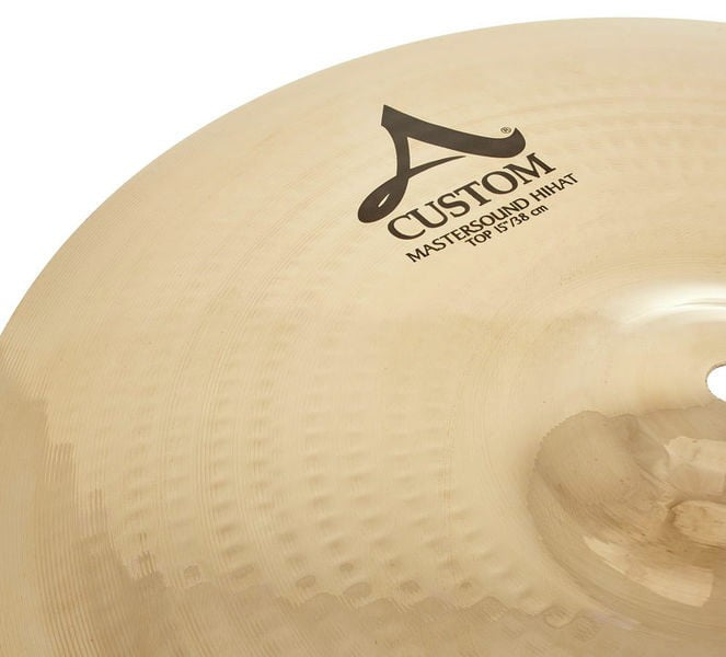 Zildjian A20553 A Custom Mastersound Platos Batería Hihat 15 Pulgadas 4