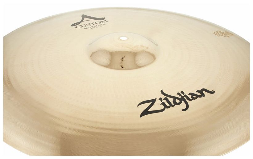 Zildjian A20523 A Custom Plato Batería Medium Ride 22 Pulgadas 5