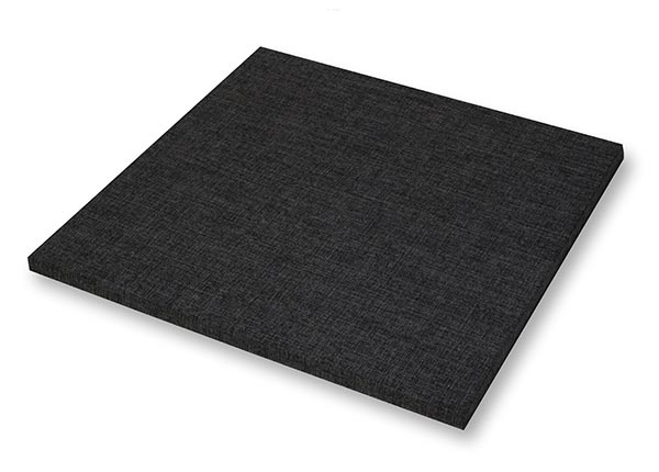 EZ Acoustics Foam Fabric Panel Acústico con Adhesivo 60x60 Tela Grafito. Unidad 1