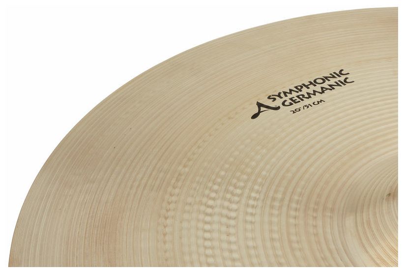 Zildjian A0492 A Zildjian Symphonic German Tone Par Platos Orquesta 20 Pulgadas 3