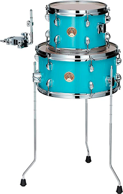 Tama LJKT10F14 AQB Club Jam Tom 10 Floor Tom 14 Aqua Blue 1