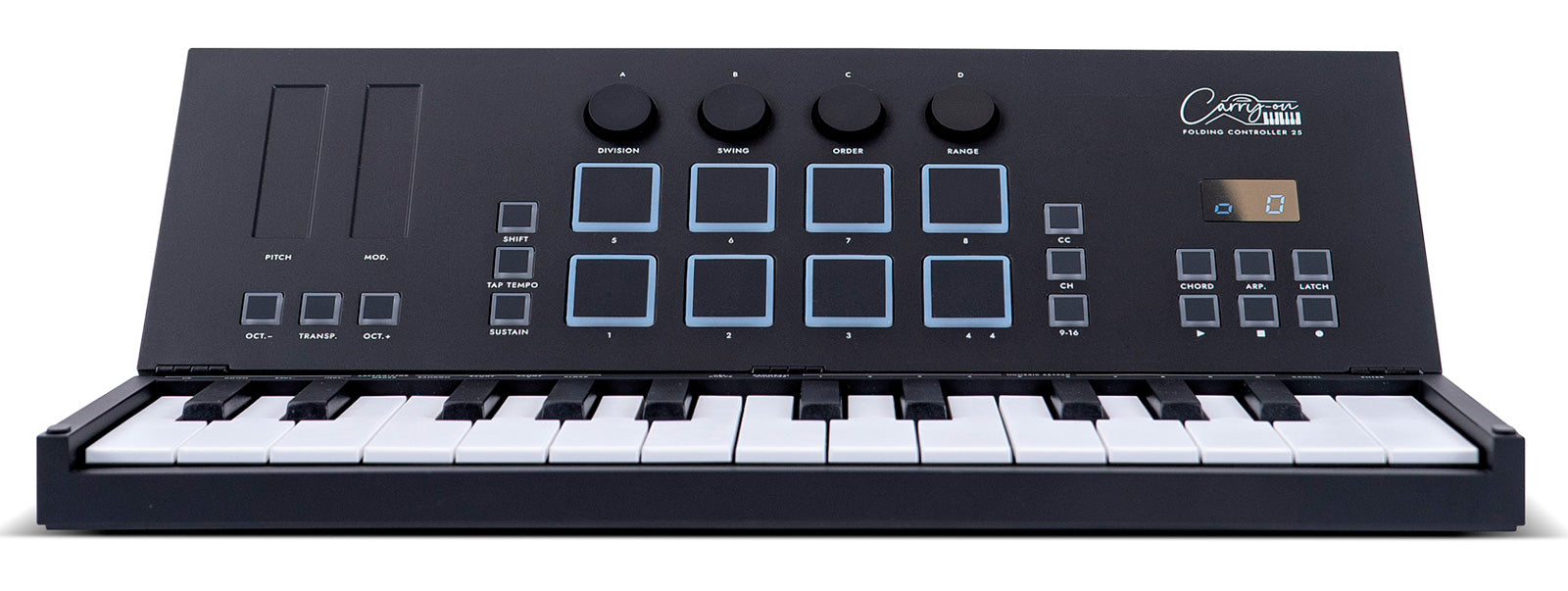 Carry On FC25 Teclado Controlador Midi USB Plegable 25 Teclas 3