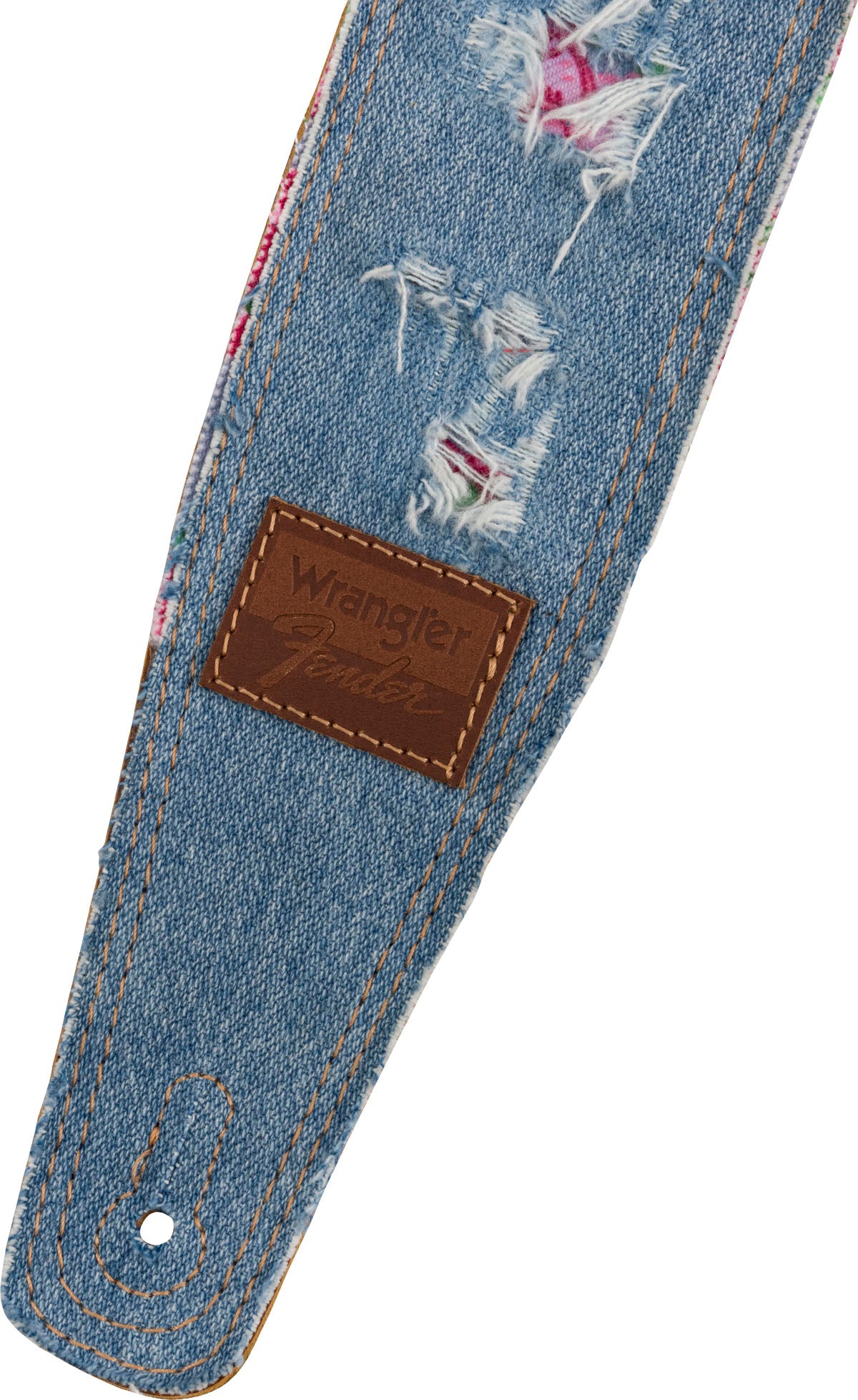 Fender 0990638011 X Wrangler Ripped Denim Correa Guitarra Indigo 2