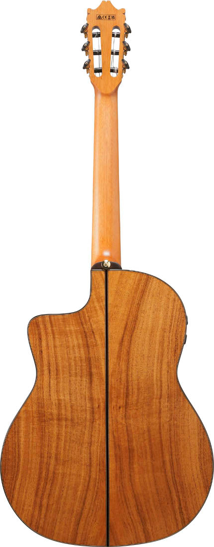 Ibanez GA360TCE TBK Guitarra Española Electrificada Cuerpo Estrecho Transparent Black 2