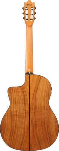 Ibanez GA360TCE TBK Guitarra Española Electrificada Cuerpo Estrecho Transparent Black 2