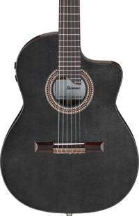 Ibanez GA360TCE TBK Guitarra Española Electrificada Cuerpo Estrecho Transparent Black 4