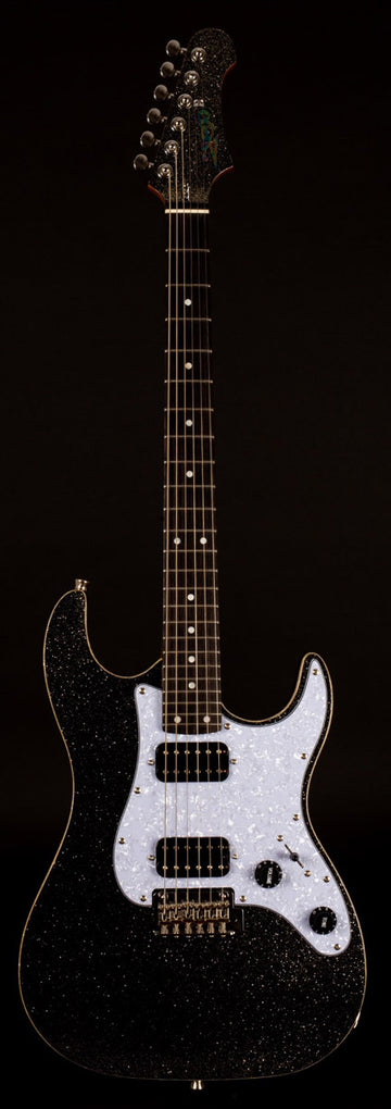 Jet Guitars JS500 HH BLS EB Guitarra Eléctrica Black Sparkle 1